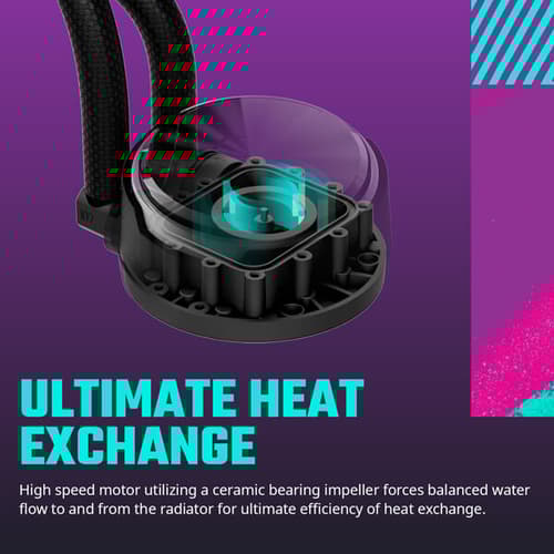 Cooler Master MasterLiquid PL360 Flux 30th Anniversary Edition ARGB CPU Liquid Cooler